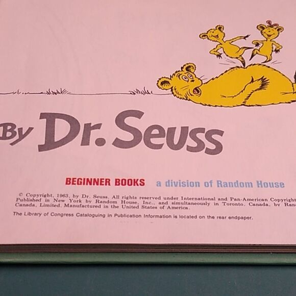 Dr. Seuss 'Hop on Pop' 1963 Book - Picture 4 of 7